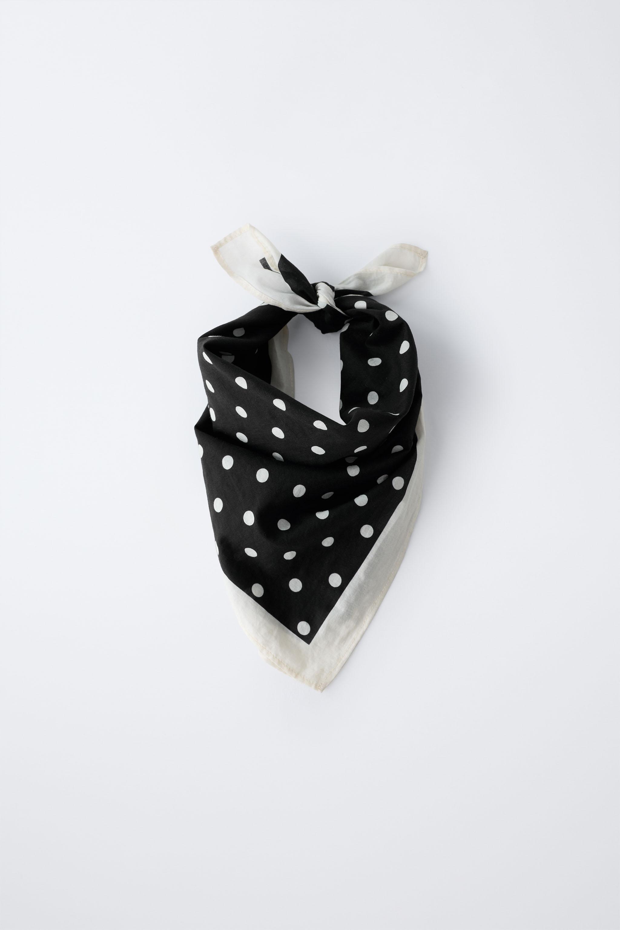 SQUARE POLKA DOT BANDANA